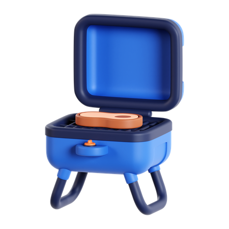 Bbq Grill  3D Icon