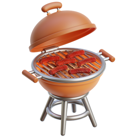 Bbq Grill  3D Icon