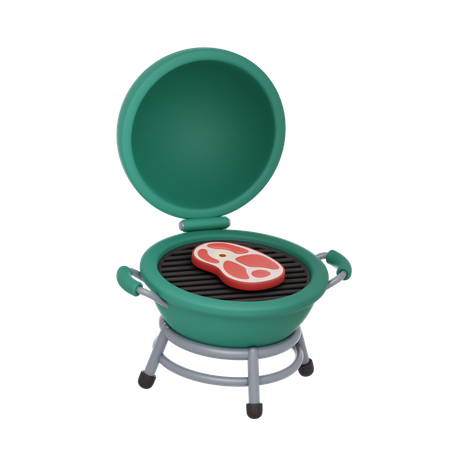 Bbq Grill  3D Icon