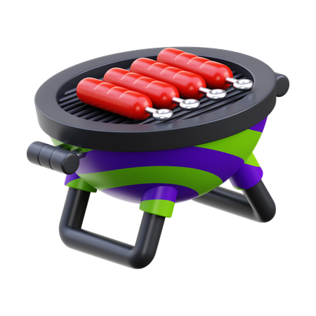 Bbq Grill  3D Icon