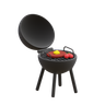 3d bbg grill illustration