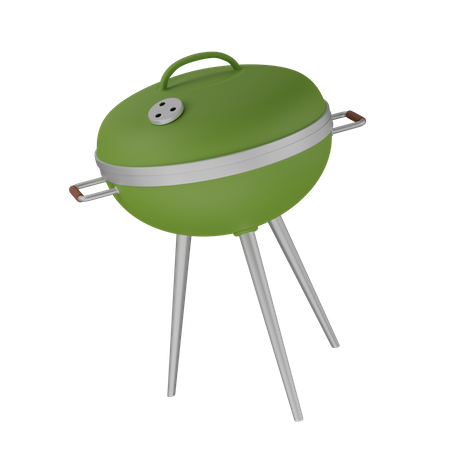 BBQ grill 3D Illustration