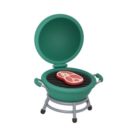 Bbq Grill  3D Icon