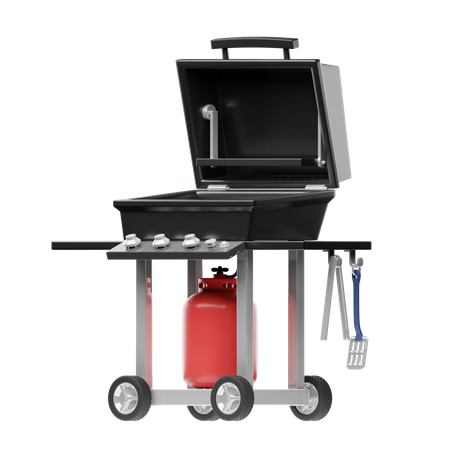 Bbq Grill 3D Icon