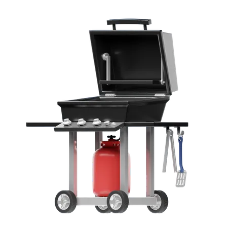 Bbq Grill 3D Icon