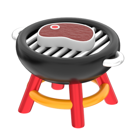 BBQ Party  3D Icon