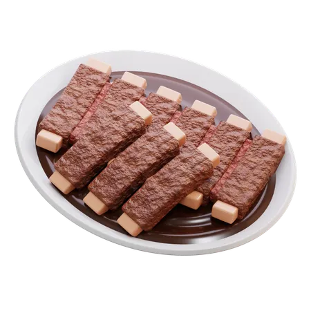 Bbq ribs  3D Icon