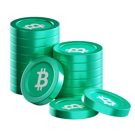 Bch Coin Stacks  3D Icon