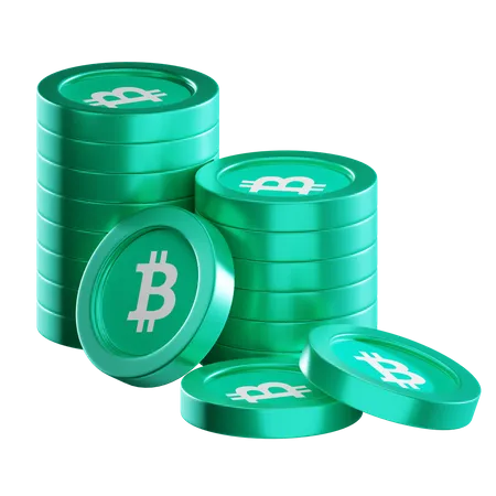 Bch Coin Stacks  3D Icon
