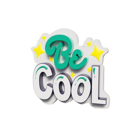 Be Cool  3D Icon