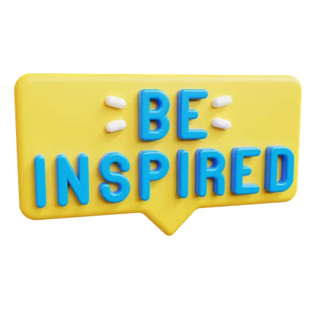 Be inspired  3D Icon