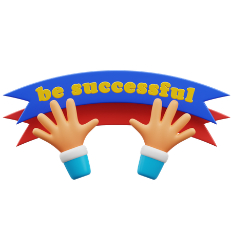 Be Successful  3D Icon