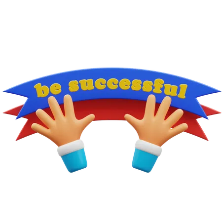 Be Successful  3D Icon