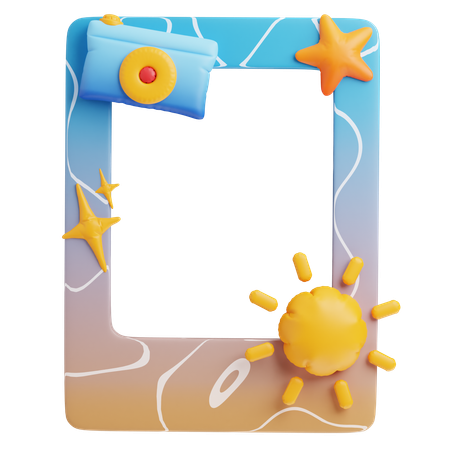 ビーチ  3D Icon
