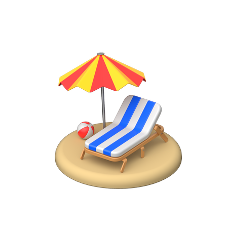 Beach  3D Icon