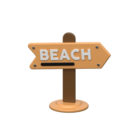 Beach  3D Icon