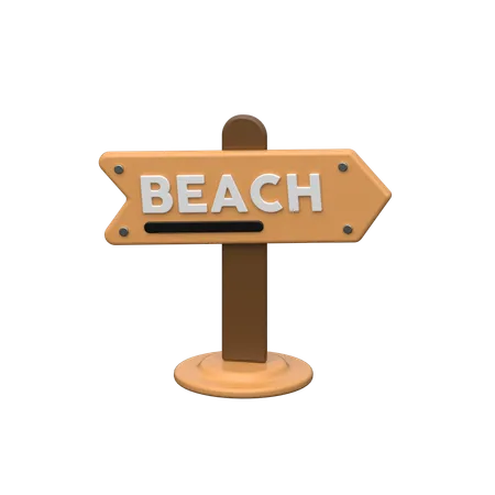 Beach  3D Icon