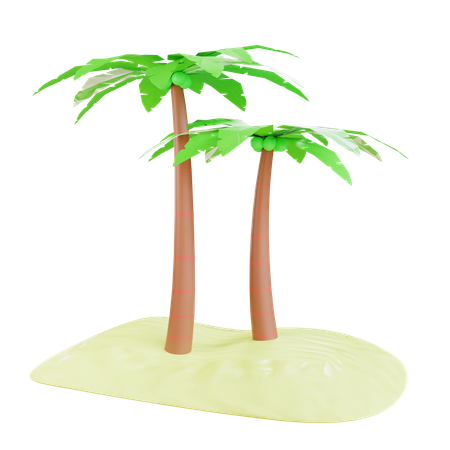 Beach  3D Icon