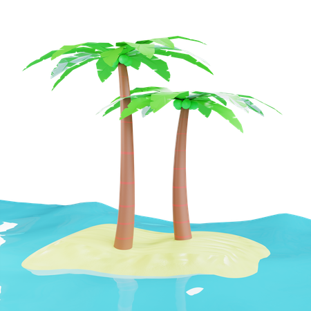 Beach  3D Icon