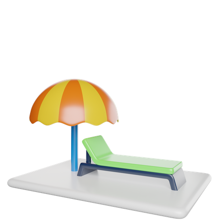 Beach  3D Icon