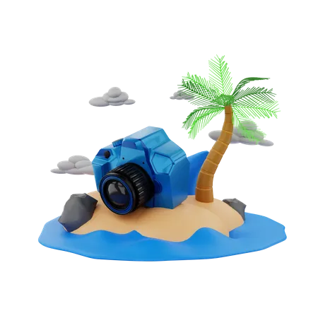 Beach  3D Icon