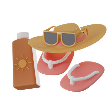 Beach Accessories  3D Icon