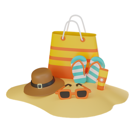 Beach Accessories  3D Icon