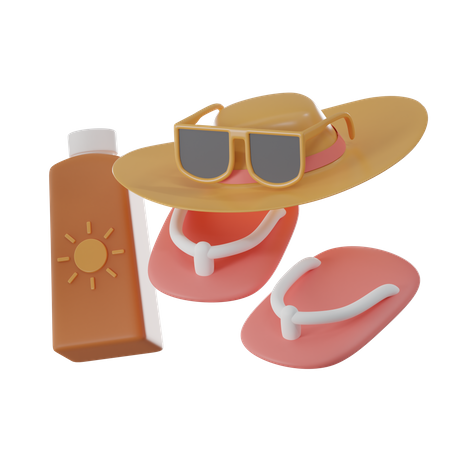 Beach Accessories  3D Icon