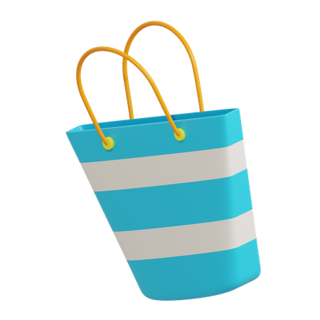 Beach Bag  3D Icon