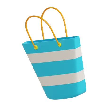 Beach Bag  3D Icon