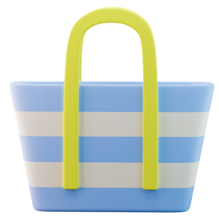 Beach Bag  3D Icon