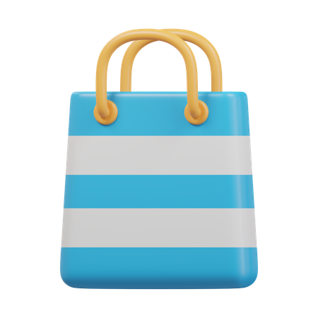 Beach Bag  3D Icon