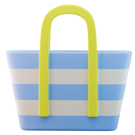 Beach Bag  3D Icon