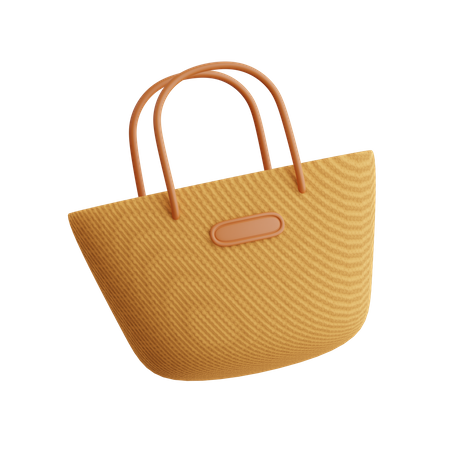 Beach Bag 3D Icon