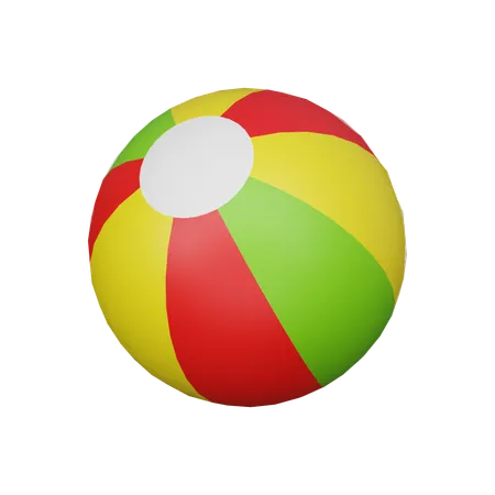 Beach Ball 3 D Icon 3D Icon