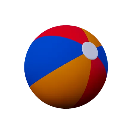 ビーチボール  3D Icon