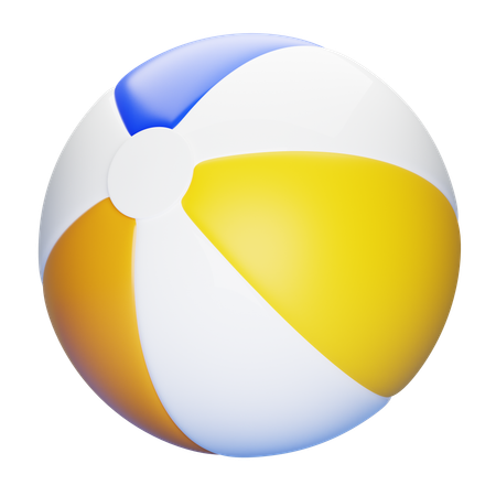 Beach Ball 3D Icon