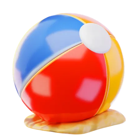 Beach Ball  3D Icon