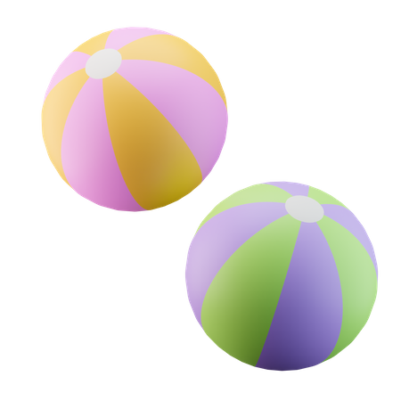 Beach Ball  3D Icon