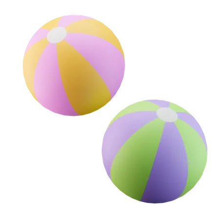 Beach Ball  3D Icon