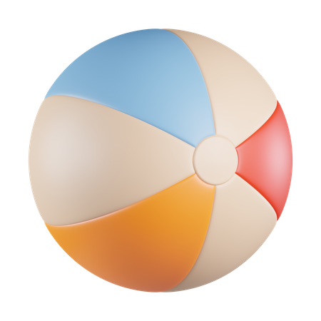 Beach Ball  3D Icon