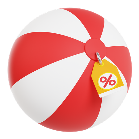 Beach Ball  3D Icon