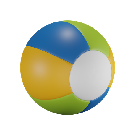 Beach Ball  3D Icon