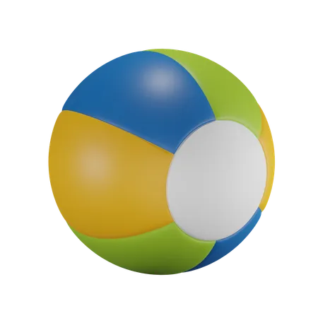 Beach Ball  3D Icon