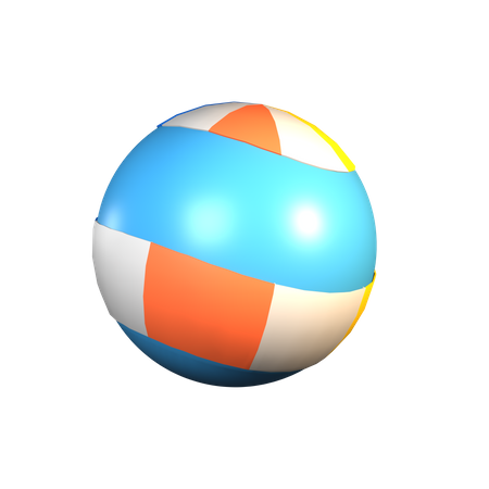 Beach Ball  3D Icon