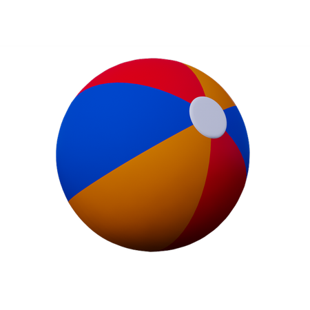 Beach Ball  3D Icon