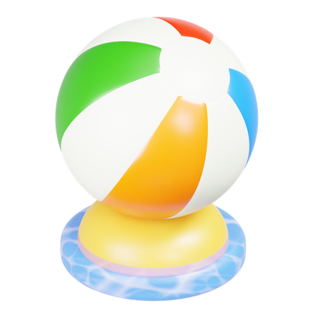 Beach Ball  3D Icon