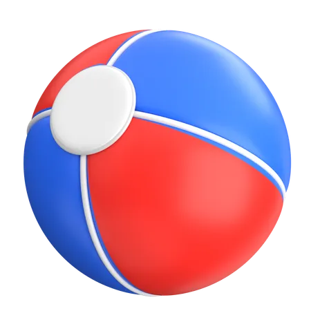 Beach Ball  3D Icon