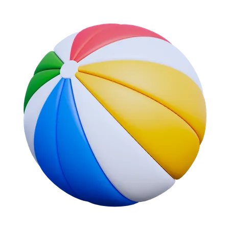 Beach Ball  3D Icon