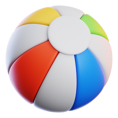 Beach Ball  3D Icon